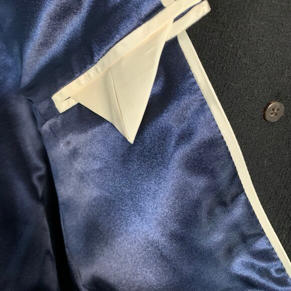 J. Crew Evening Blazer-Jacket in Italian Double-Cloth Wool Blend Size 24 - Picture 9 of 10